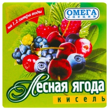 Кисель Омега специи лесная ягода 170 г