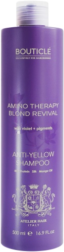 BOUTICLE Amino Therapy Blond Revival шампунь оттеночный 500 мл