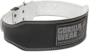 Gorilla Wear 4 INCH Padded Leather Belt черный S-M