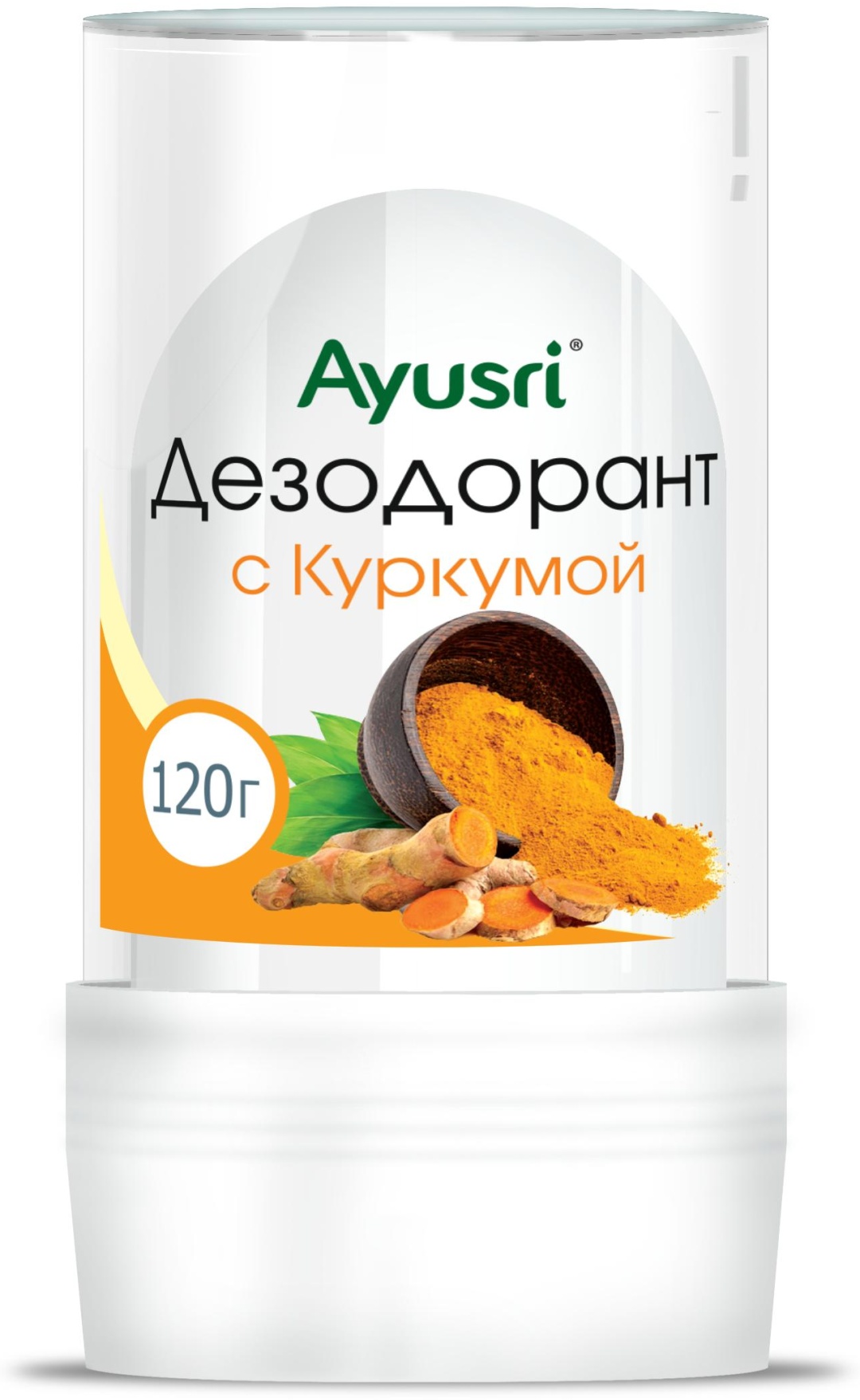 Ayusri Куркума дезодорант унисекс 120 г