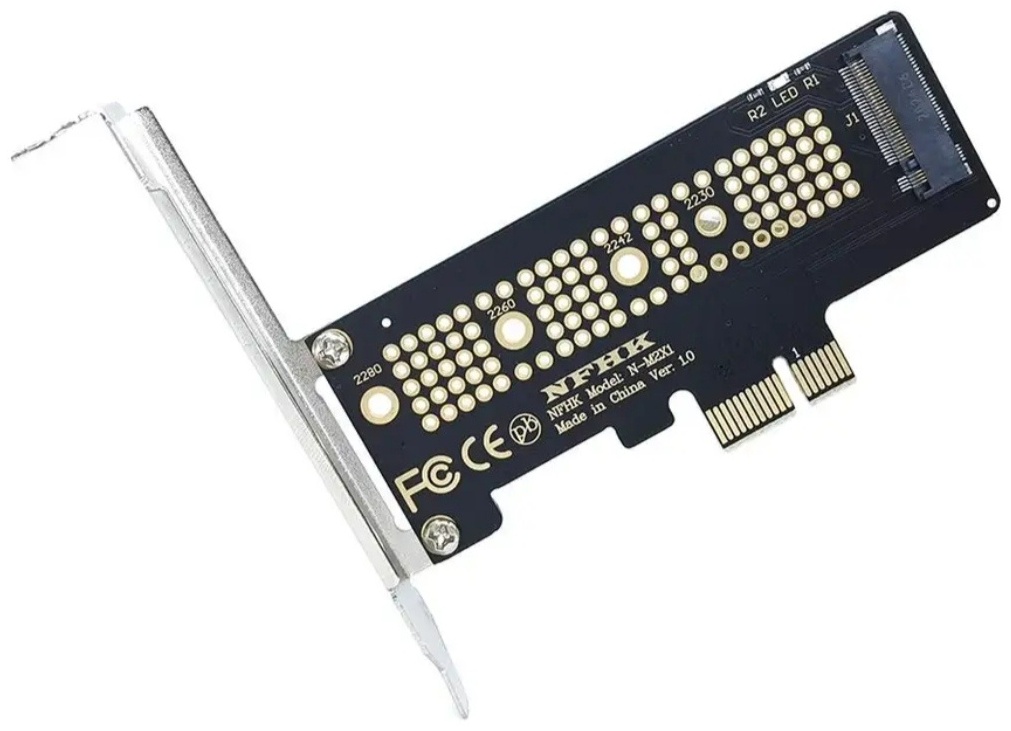 Плата расширения OEM NVMe M.2 PCI-E X1 PCI-E