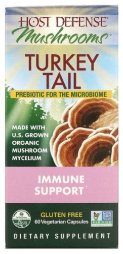Fungi Perfecti БАД Turkey Tail 60 капсул