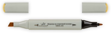 Маркер Vista-Artista 4680269626072, 1 шт, 7 мм, желтый