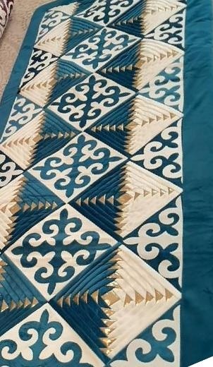 Курак корпе корпе 200x80 см, вата, голубой