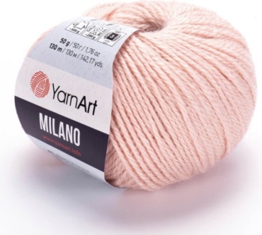 Моток YarnArt Milano 853 розовый 130 м 50 г