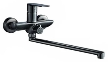 Смеситель для ванны Haiba HB22505-3, латунь, цвет графит