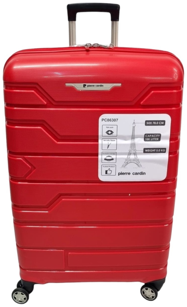 Чемодан Pierre Cardin PC86307W4-28 поликарбонат 100 л красный
