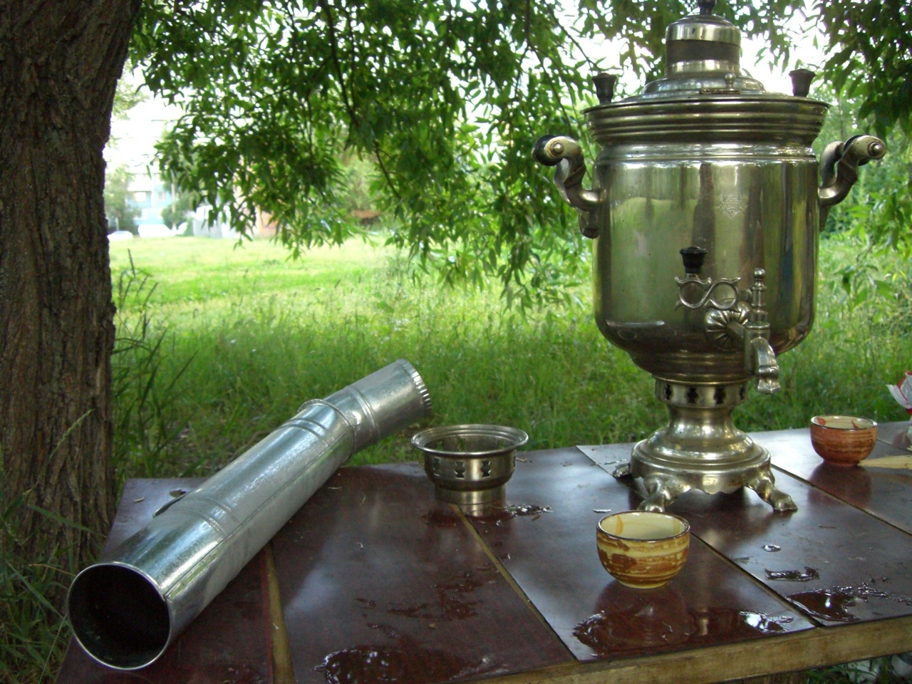 Тульский Самовар самовар 103594202 5 л, пластик, латунь