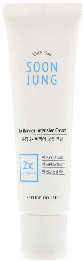 Купить Etude House крем 2x Barrier Intensive Cream для лица 60 мл в ...