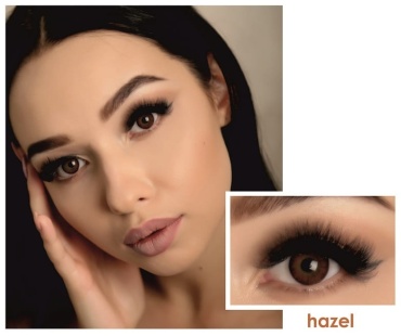 Контактные линзы Magic eye Hazel -1.25 кривизна 8.6 на полгода 2 шт