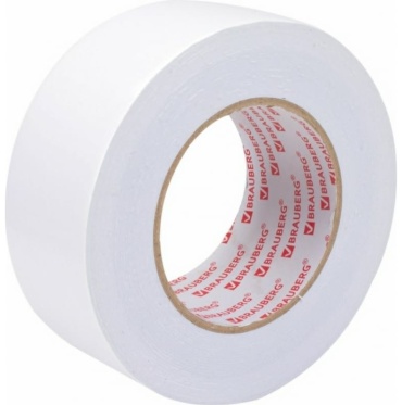Канцелярская лента Brauberg 600485 , ширина 50 мм, 1 шт, белый