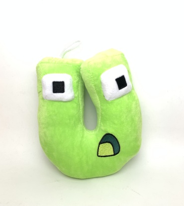 Мягкая игрушка BABY TOY Буква U, высота 20 см, мультиколор