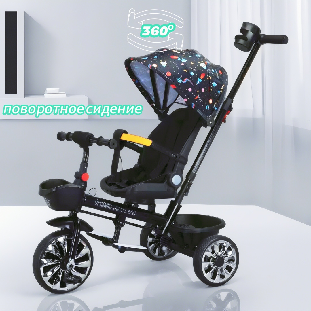 Трёхколёсный велосипед TEN MLX-509 черный
