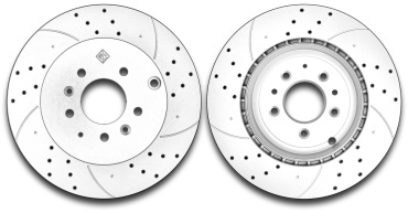 Диски Gerat задние DSK-R121P