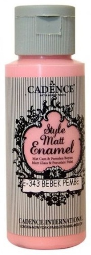 CADENCE Краска по стеклу 343, цвет Розовый Бэби розовый 1 шт