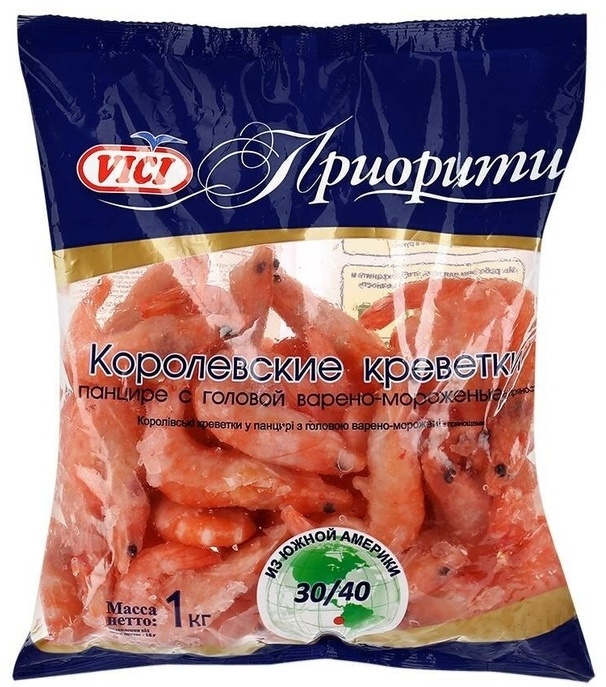 как готовить королевские креветки vici