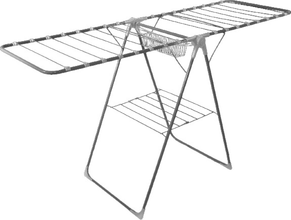 Сушилка напольная Wonel 58.5x107x95 см, кол-во уровней: 1, металл, пластик