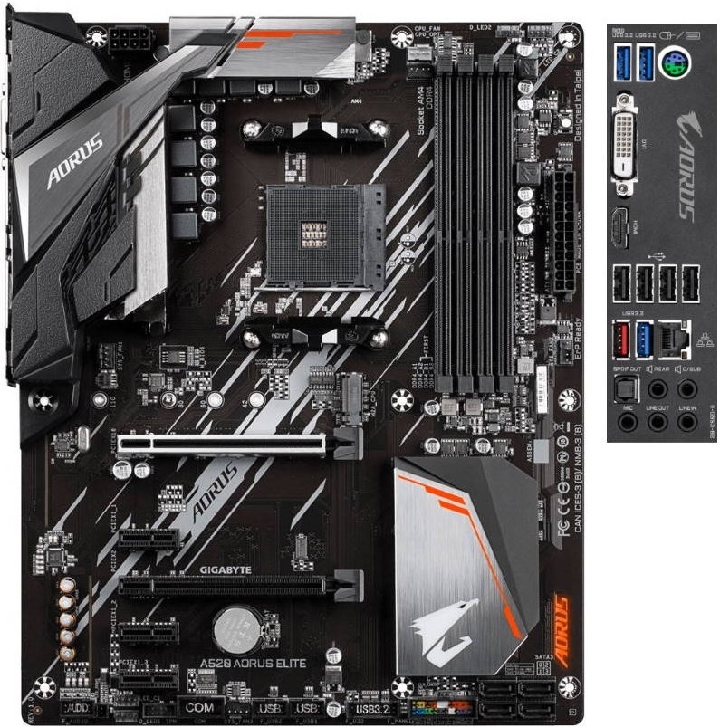 Материнская плата GIGABYTE A520 AORUS ELITE