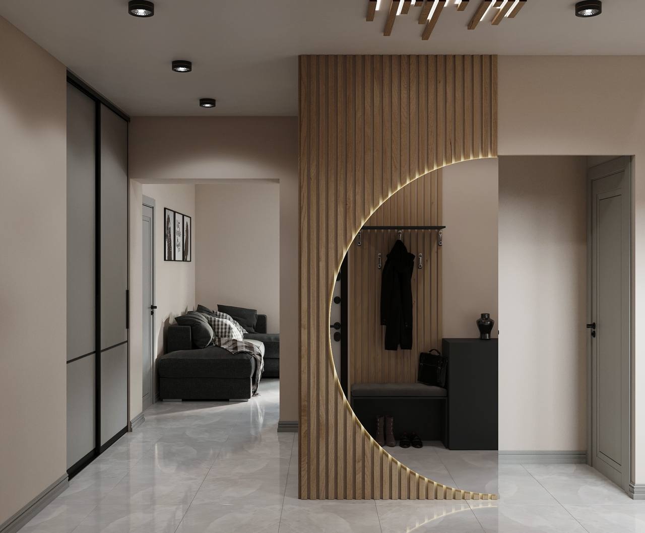 Умное зеркало настенное Vetro Decor 140x240 см
