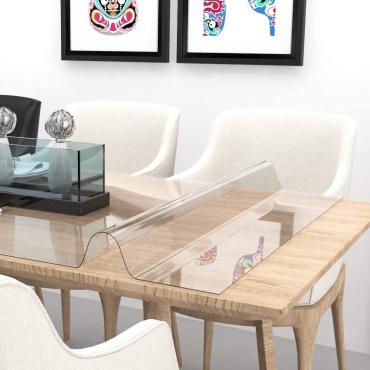 Гибкое стекло Amina Home 180x60 см, ПВХ, силикон, 1 шт