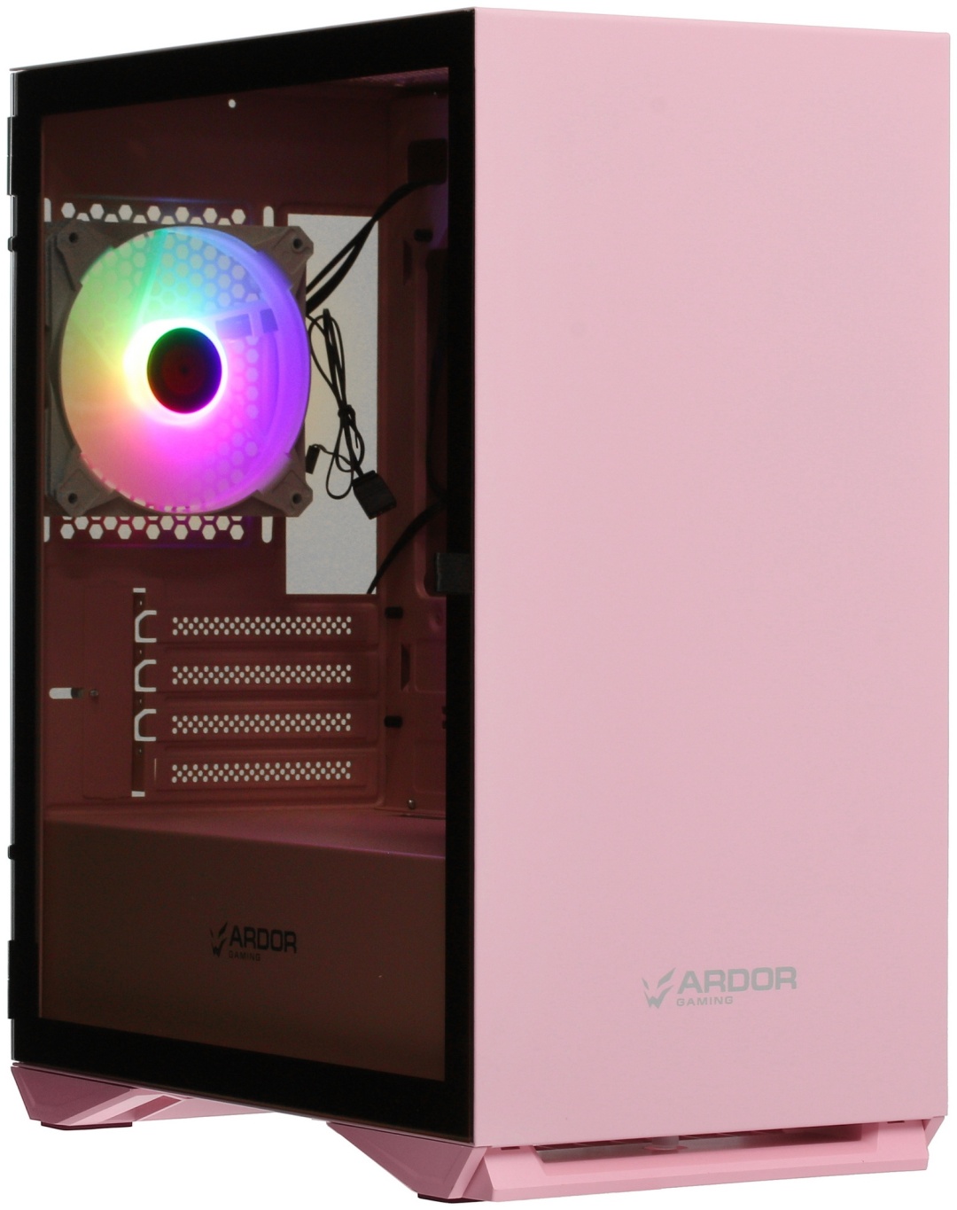 Корпус ARDOR GAMING Rare Minicase MS4 PG ARGB розовый