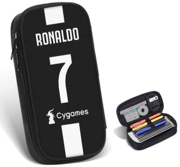 Пенал Ronaldo , застежка молния, черный