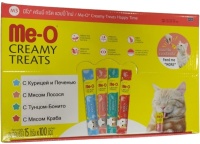 Лакомство Me-O пюре ассорти 15 г 100 шт
