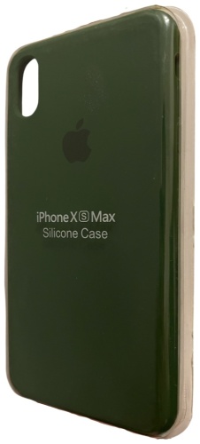 Чехол для Apple iPhone Xs Max темно-зеленый