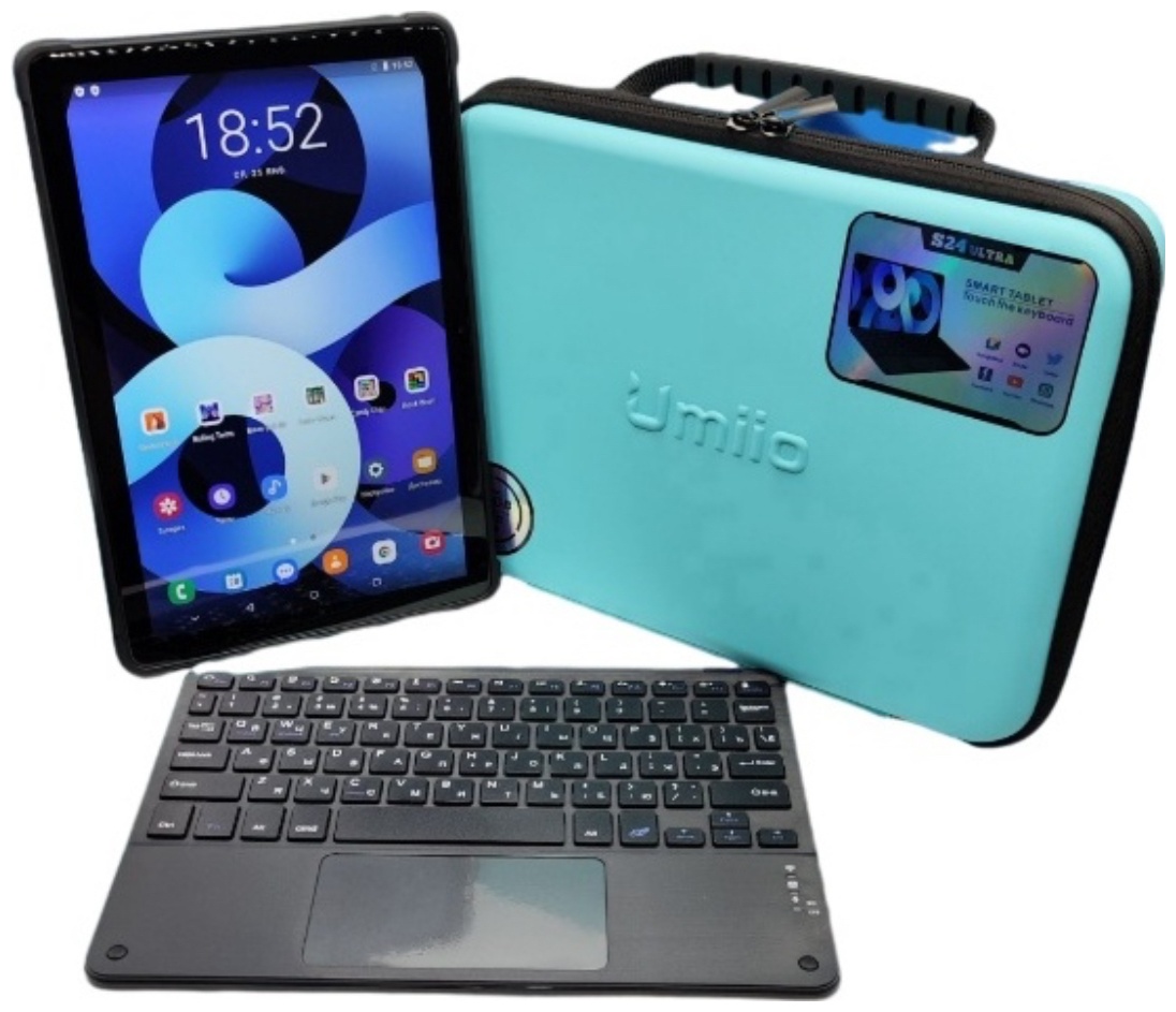 Планшет Umiio S24 ULTRA 12 10.1 дюйм 12 Гб/512 Гб черный