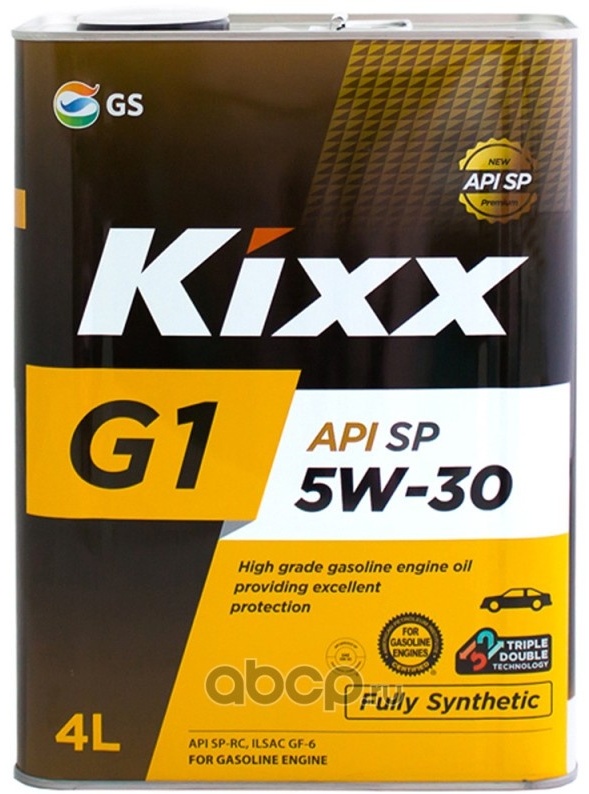 Моторное масло Синтетическое Kixx G1 5W-30 4 л