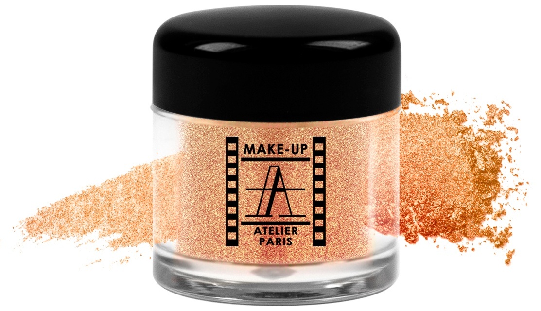 Пудра Make-Up Atelier Paris Pearl рассыпчатая Reflecks Pink Gold розовый