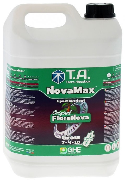 Купить Удобрение Terra Aquatica жидкость NovaMax Grow 5 L 5 л 5 кг в ...