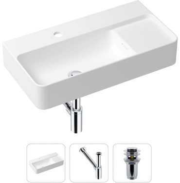 Раковина Lavinia Boho Bathroom Sink 21520492 накладная прямоугольная 60х31 см, санфарфор