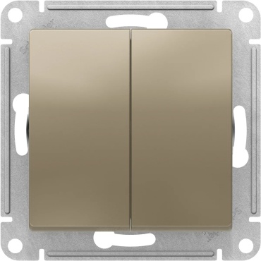 Выключатель клавишный Schneider Electric ATN000551, шампань
