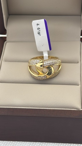 Sandu gold 852144 размер 18 вес 4.61 г золото, фианит