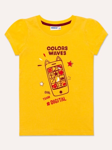 Футболка WINKIKI Kids Wear желтый