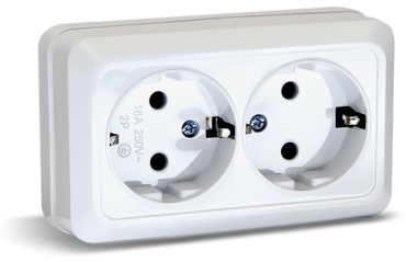 Розетка UNIT ASTRA 280300451, белый