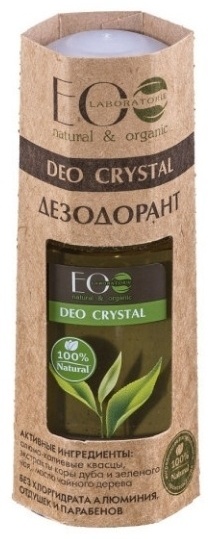 EO Laboratorie Deo Crystal Кора дуба и зеленый чай дезодорант для женщин 50 мл