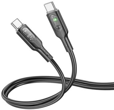 Кабель Hoco USB TypeC (M), 1.2 м, U120 черный