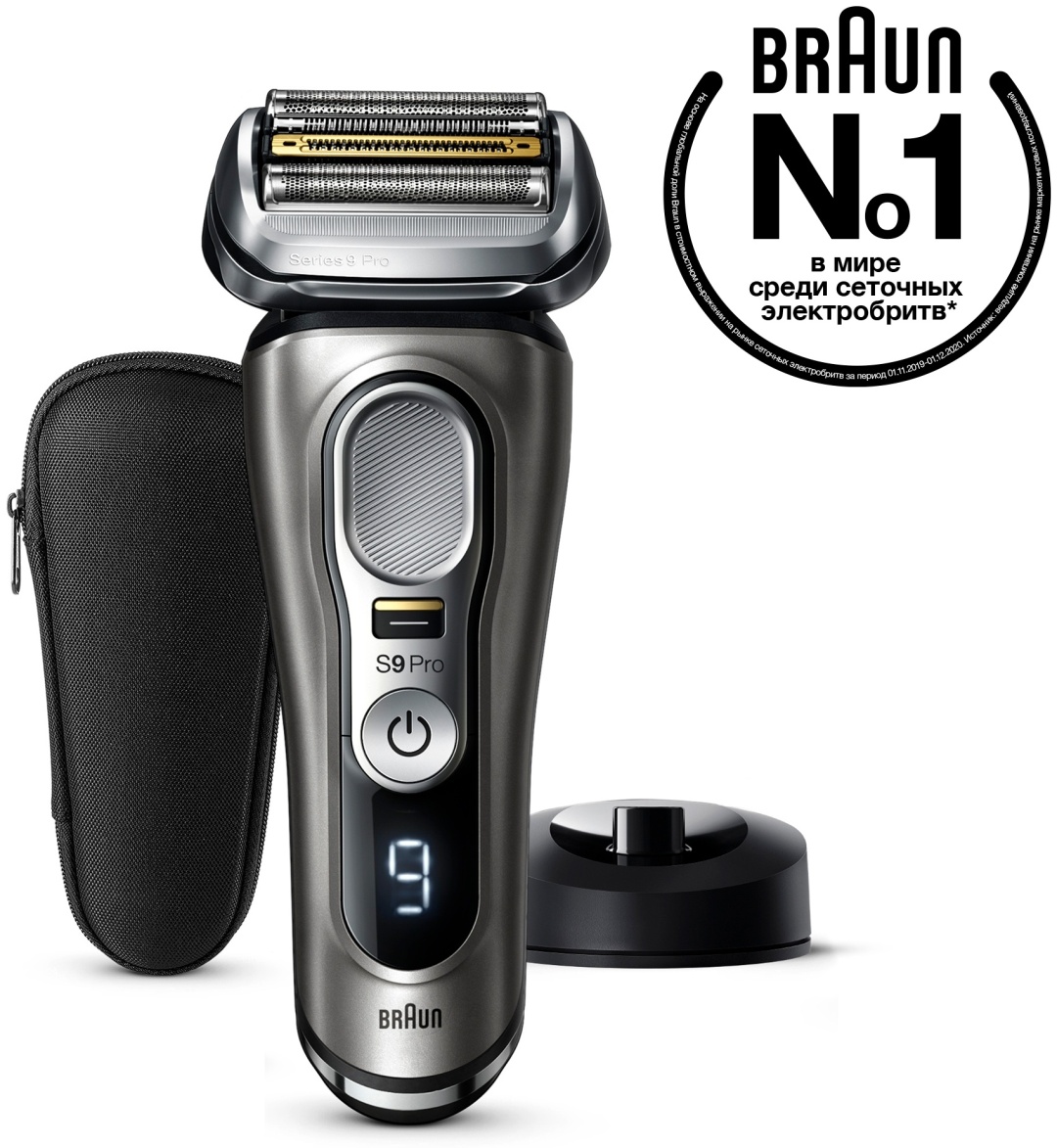 Купить Электробритва Braun Series 9 Pro 9415s Wet & Dry с зарядной ...