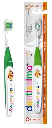 Dentissimo Junior 6+ зубная щетка мягкая 1 шт