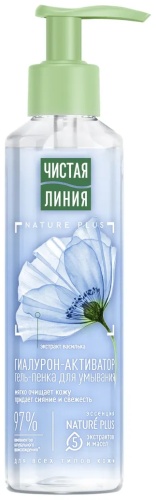 ЧИСТАЯ ЛИНИЯ Nature Plus Гиалурон-активатор гель-пенка 160 мл