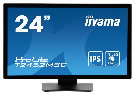 Монитор 23.8" Iiyama PROLITE PL2452M T2452MSC-B1 черный