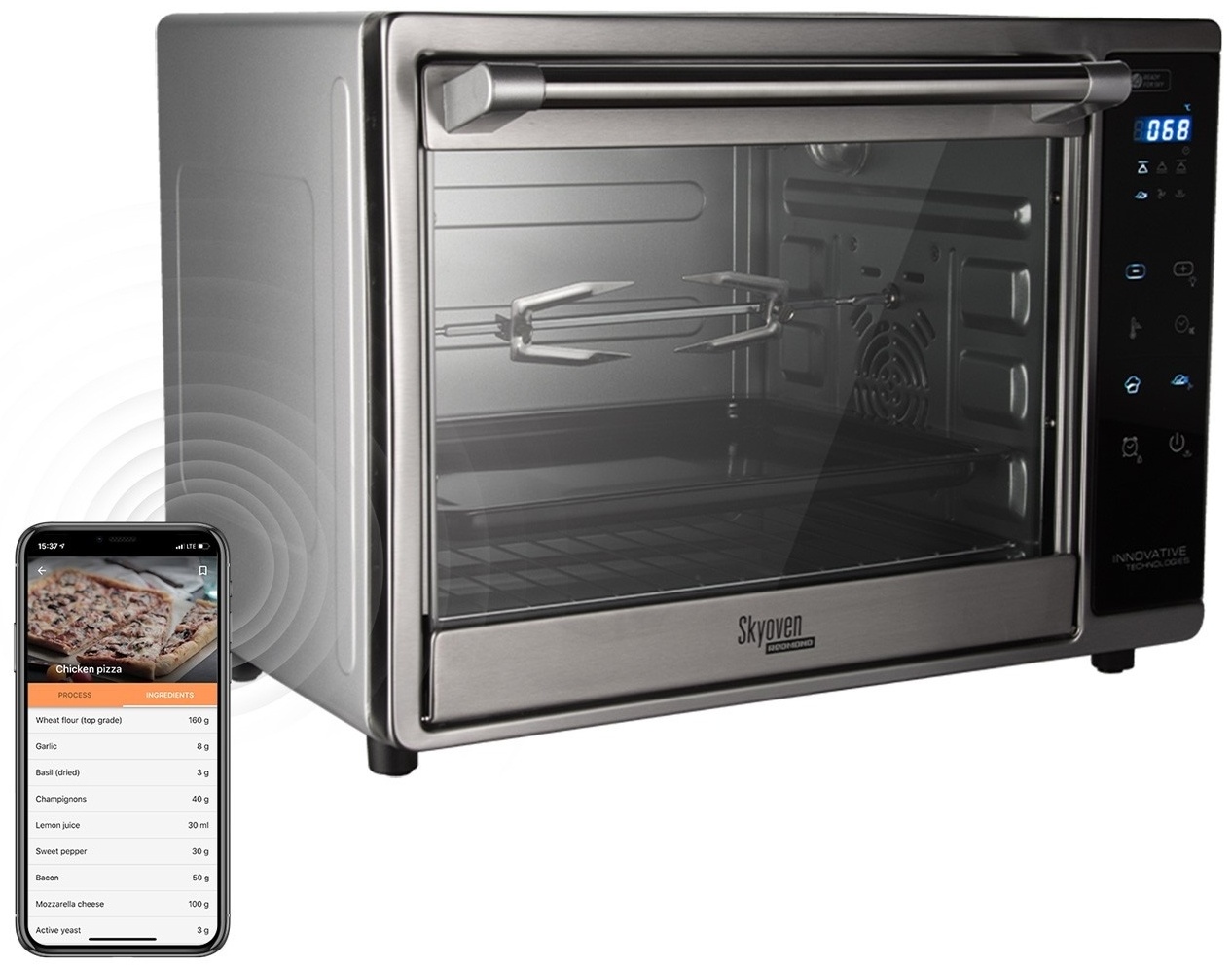 Купить Настольная электропечь REDMOND Skyoven RO-5706S серебристый в ...