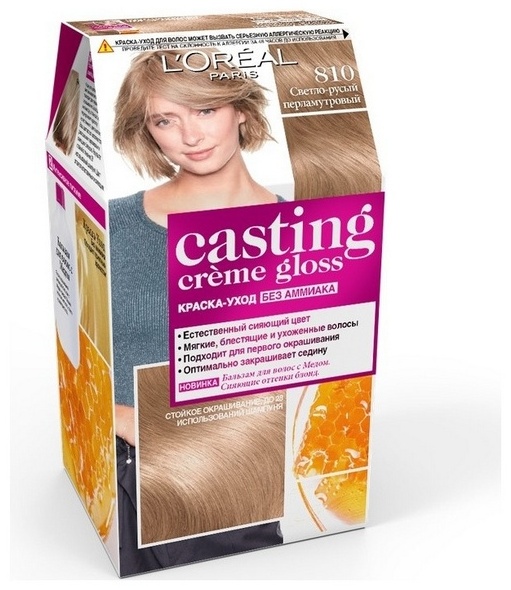 Купить Loreal Paris Casting Creme Gloss крем-краска 810 русый 180 мл в ...