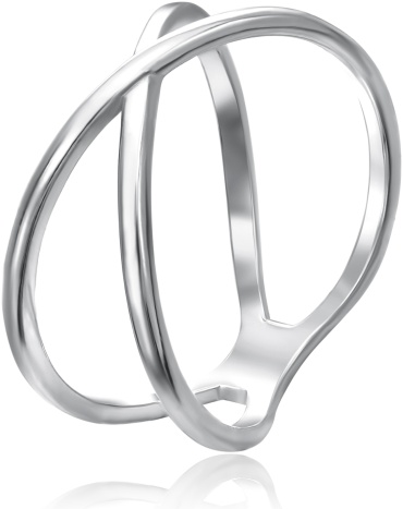 Lucente Silver 10-0146_19 размер 19 вес 1.63 г серебро, без вставок