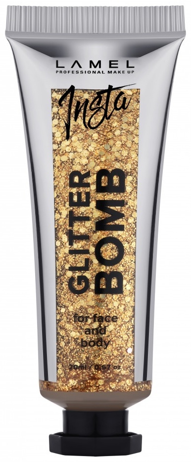 Lamel Professional глиттер жидкие Glitter Bomb Gold