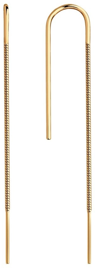 Серьги SOKOLOV EAR-SO-585-807052 вес 1.12 г золото, без вставок