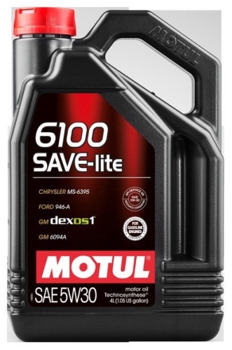 Синтетическое Motul 6100 SAVE-lite 5W-30 4 л
