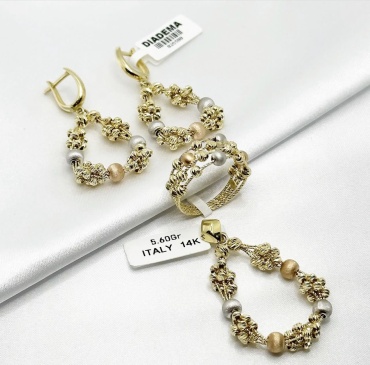 Ali Gold L0020 вес 19 г золото, без вставок